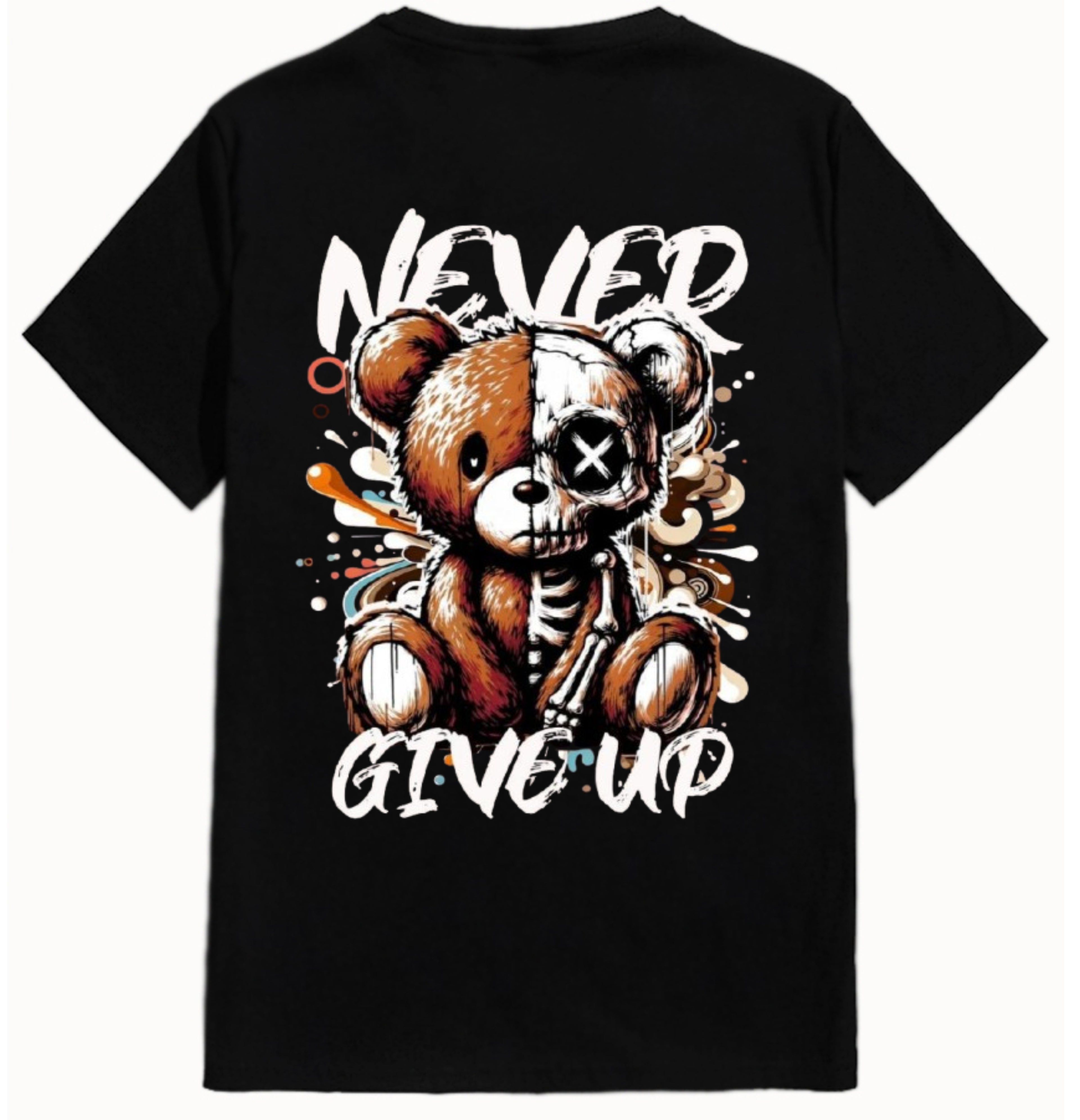 Men's Cotton Back Oversize Printed T-shirt