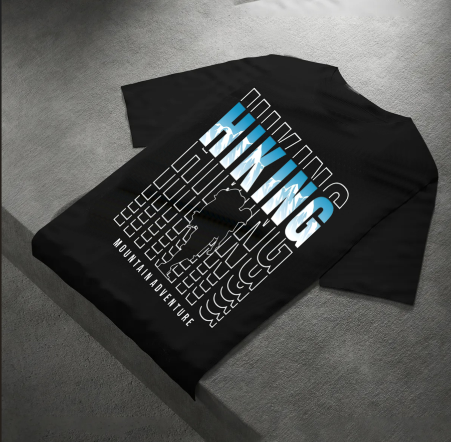 Men’s Oversize Black Back Print T-Shirt – Streetwear Edition