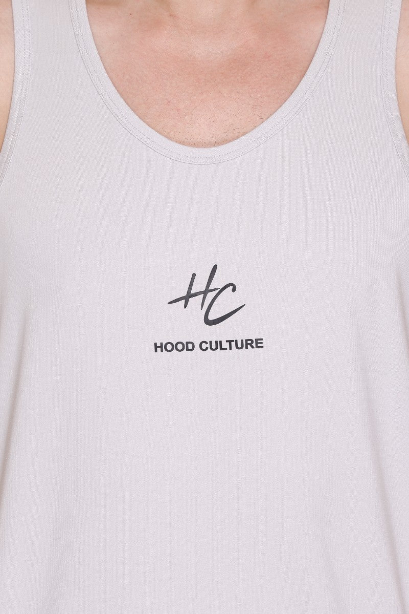 Men's Printed Cotton Lycra Gym Vest | Activewear Sports Sleeveless Vest | Stretchable Workout Vest for Men