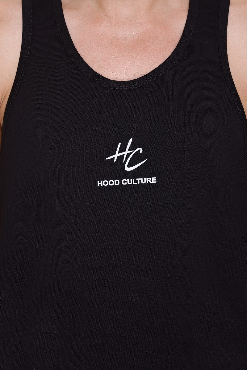 Men's Printed Cotton Lycra Gym Vest | Activewear Sports Sleeveless Tank Top | Stretchable Workout Vest for Men