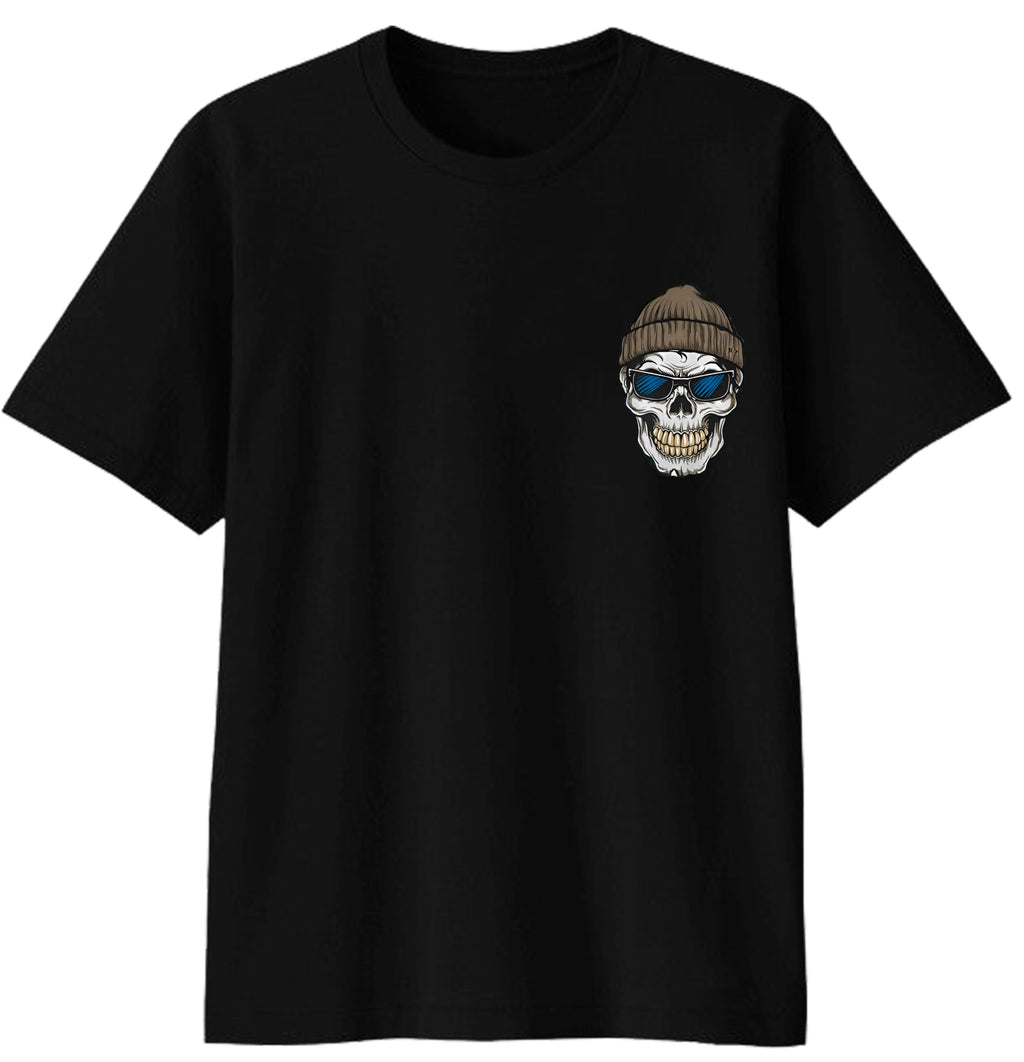 Men’s Oversize Black Back Print T-Shirt – Streetwear Edition