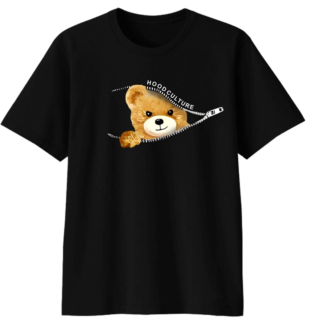 Men’s Oversize Black Back Print T-Shirt – Streetwear Edition