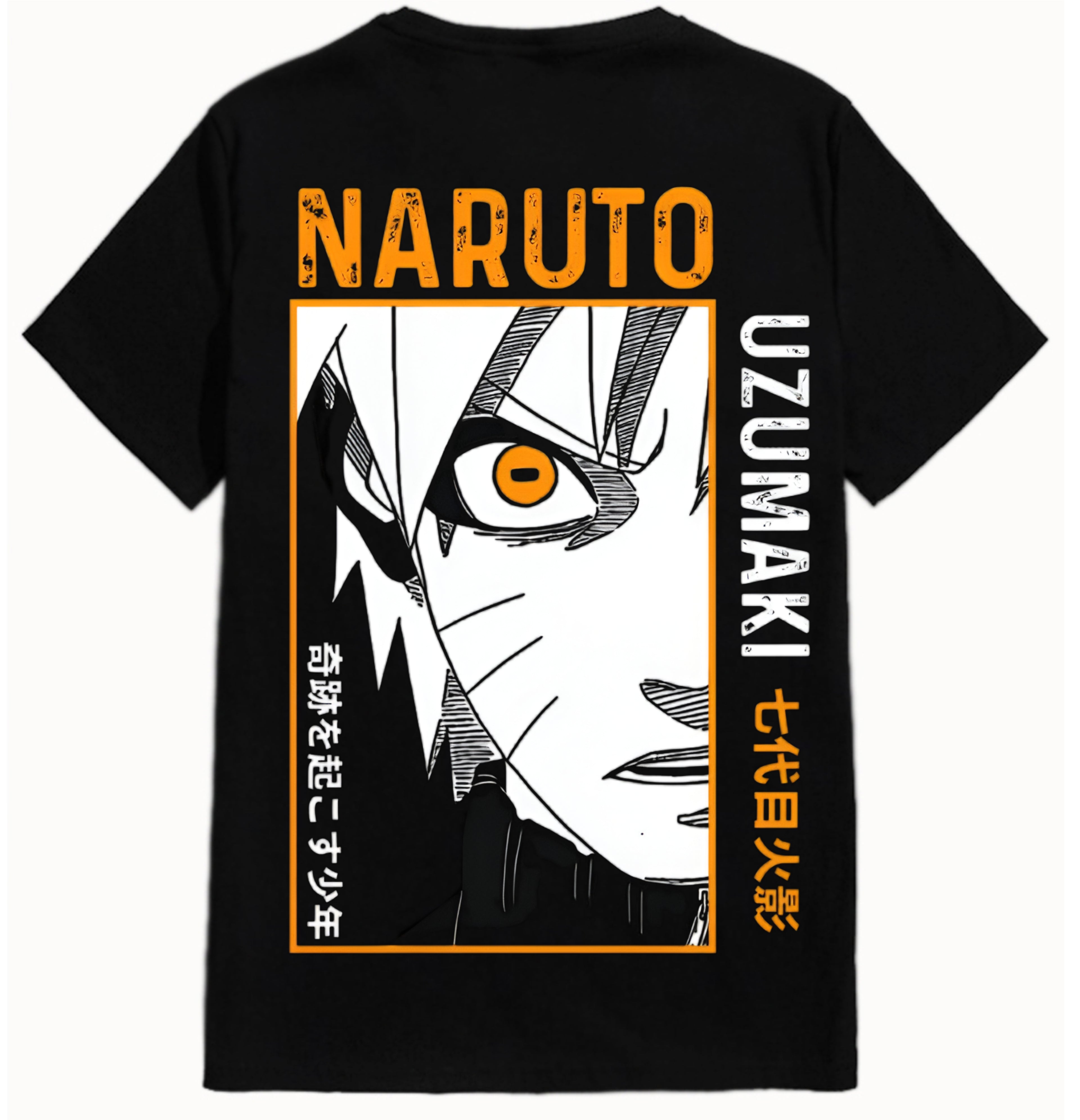 Men’s Oversize Black Back Print T-Shirt – Streetwear Edition