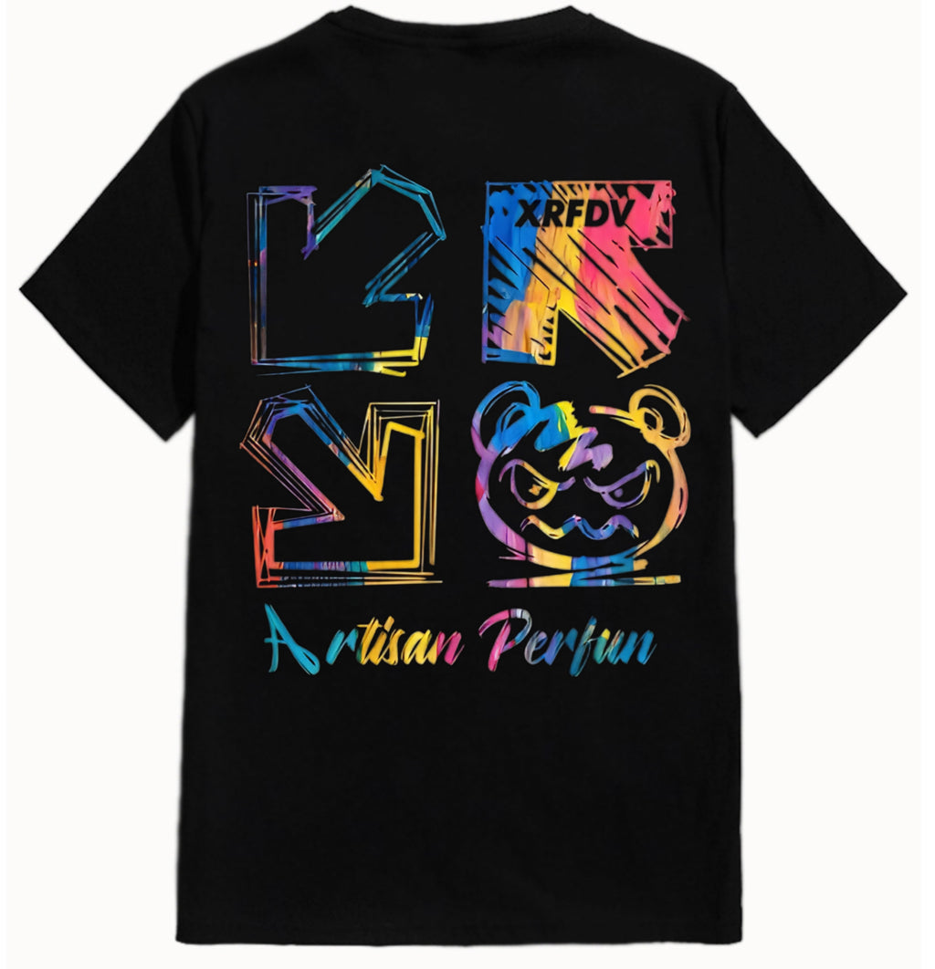 Men’s Oversize Black Back Print T-Shirt – Streetwear Edition