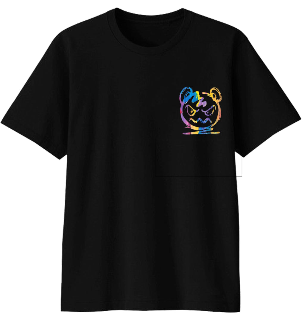 Men’s Oversize Black Back Print T-Shirt – Streetwear Edition