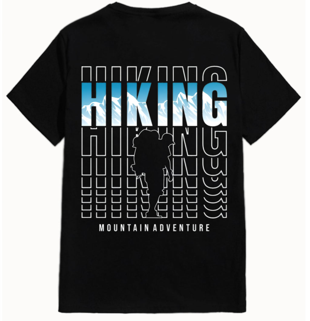 Men’s Oversize Black Back Print T-Shirt – Streetwear Edition