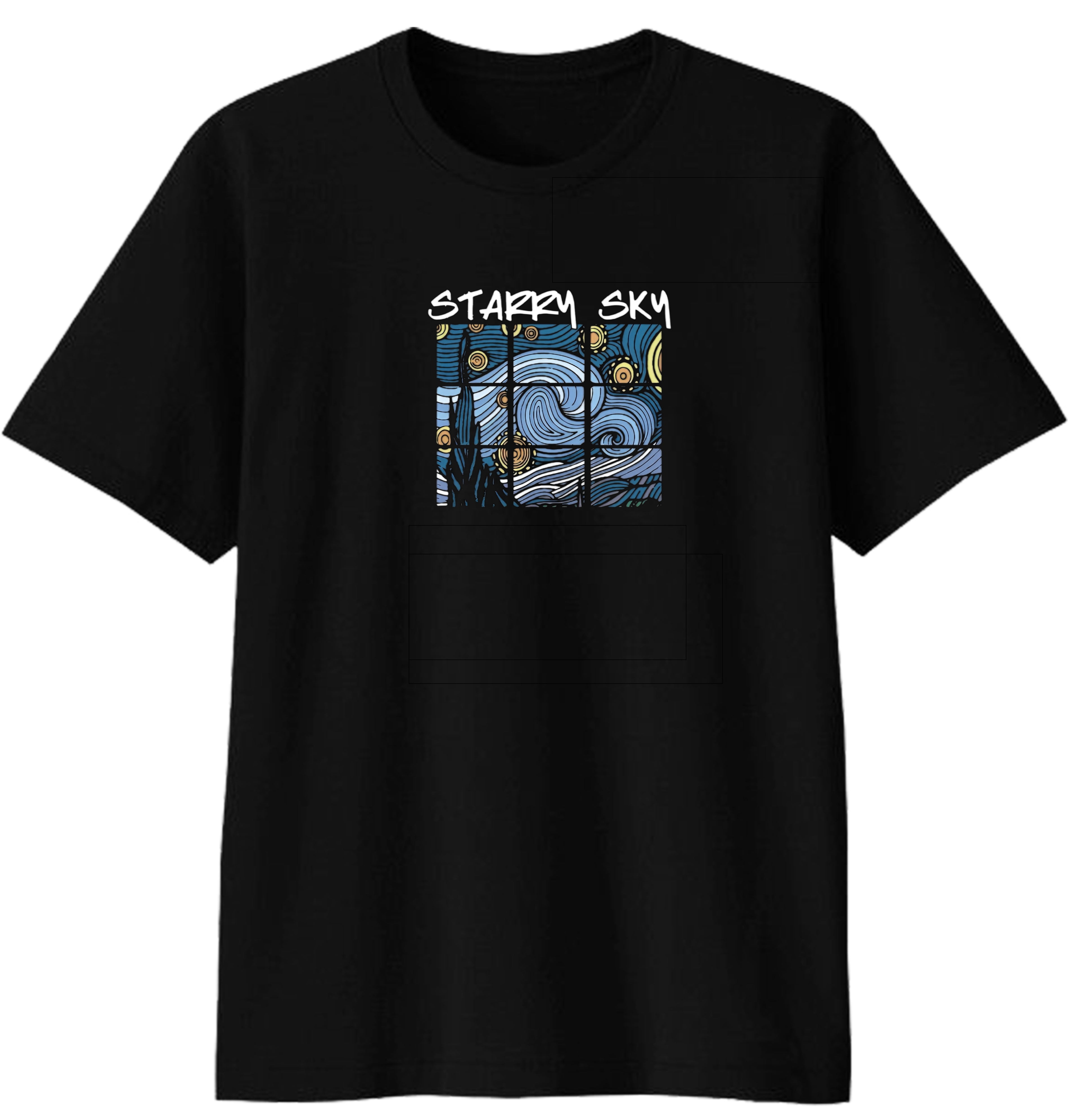 Men’s Oversize Black Back Print T-Shirt – Streetwear Edition