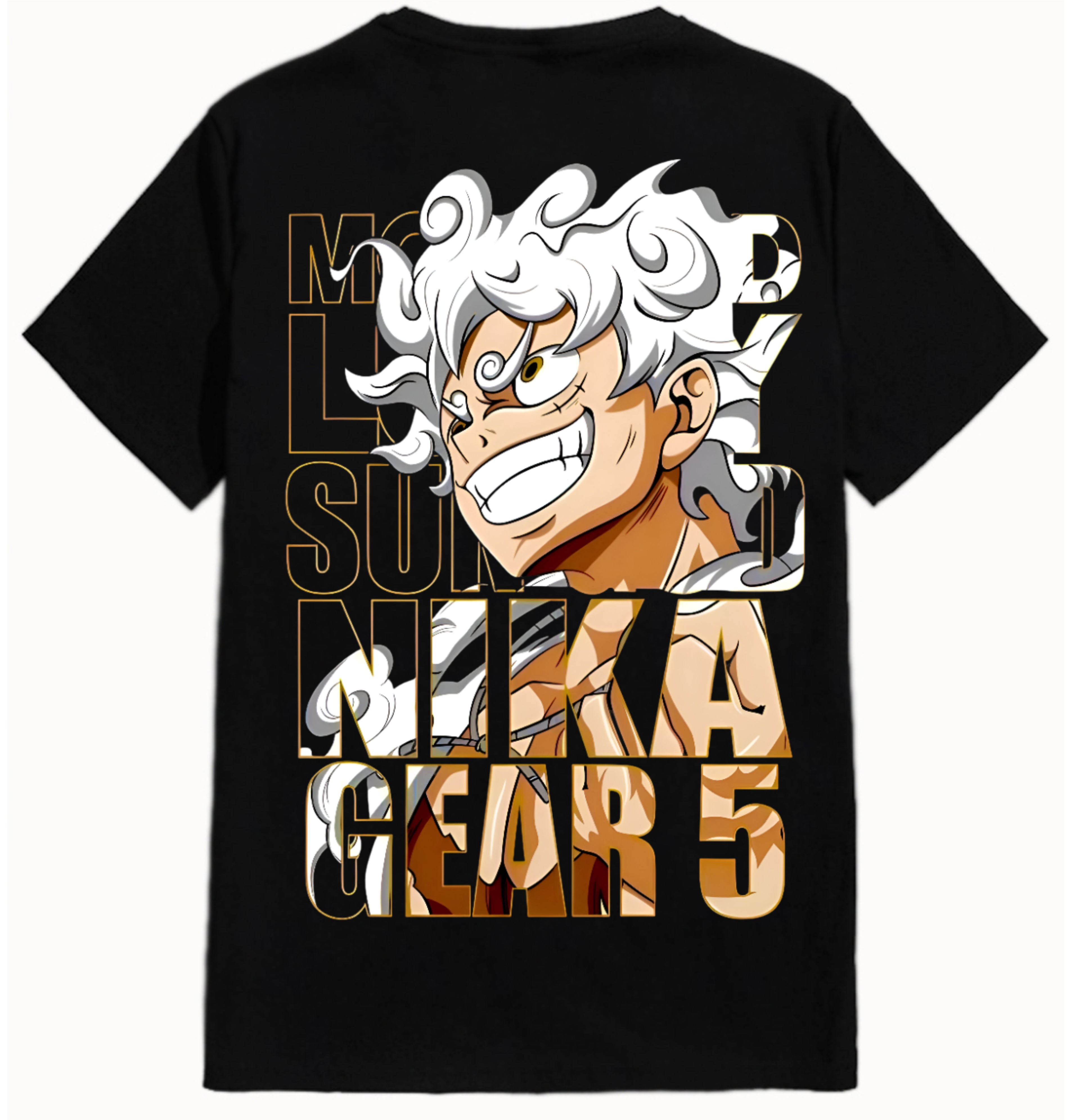 Men’s Oversize Black Back Print T-Shirt – Streetwear Edition