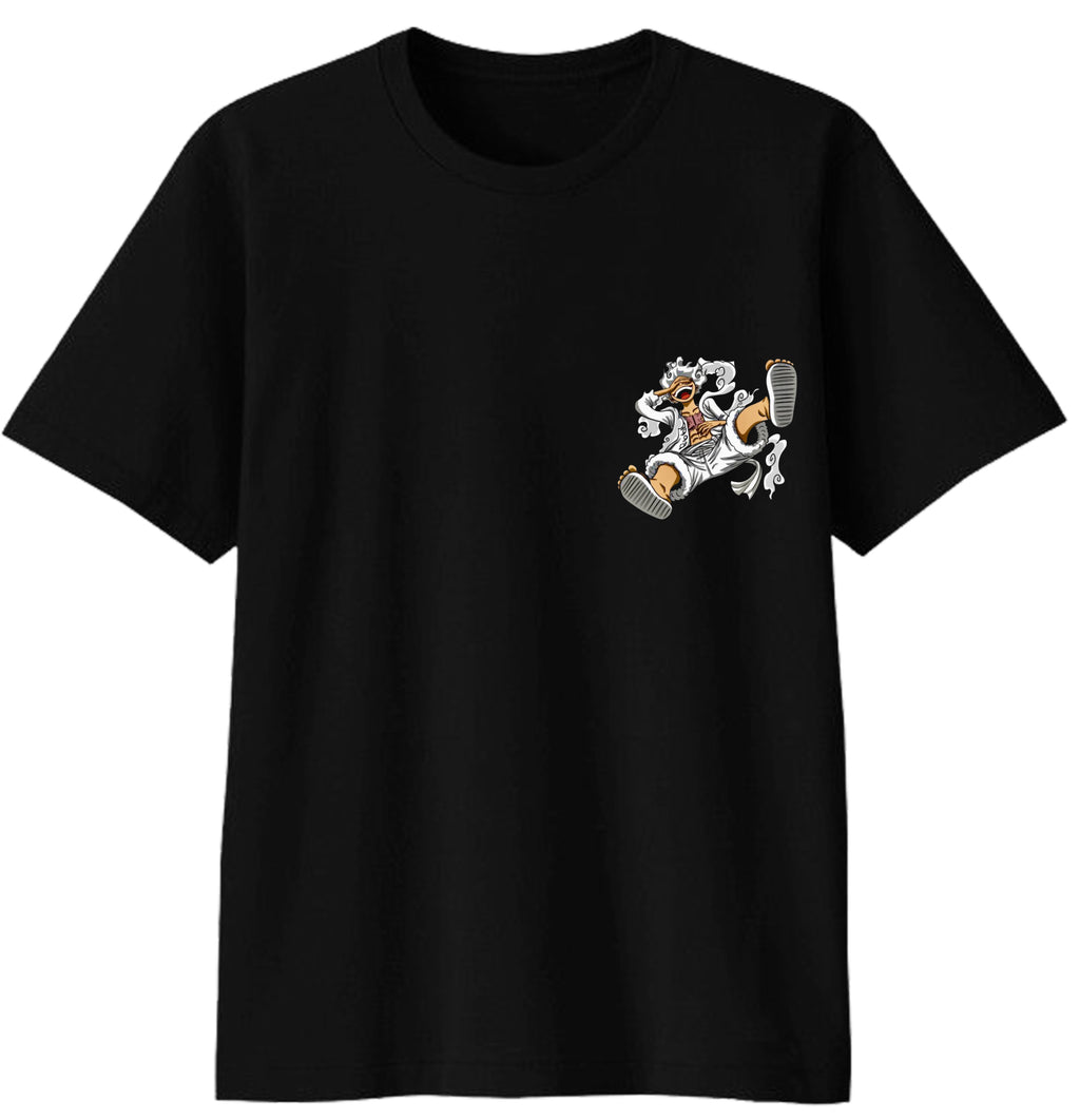 Men’s Oversize Black Back Print T-Shirt – Streetwear Edition