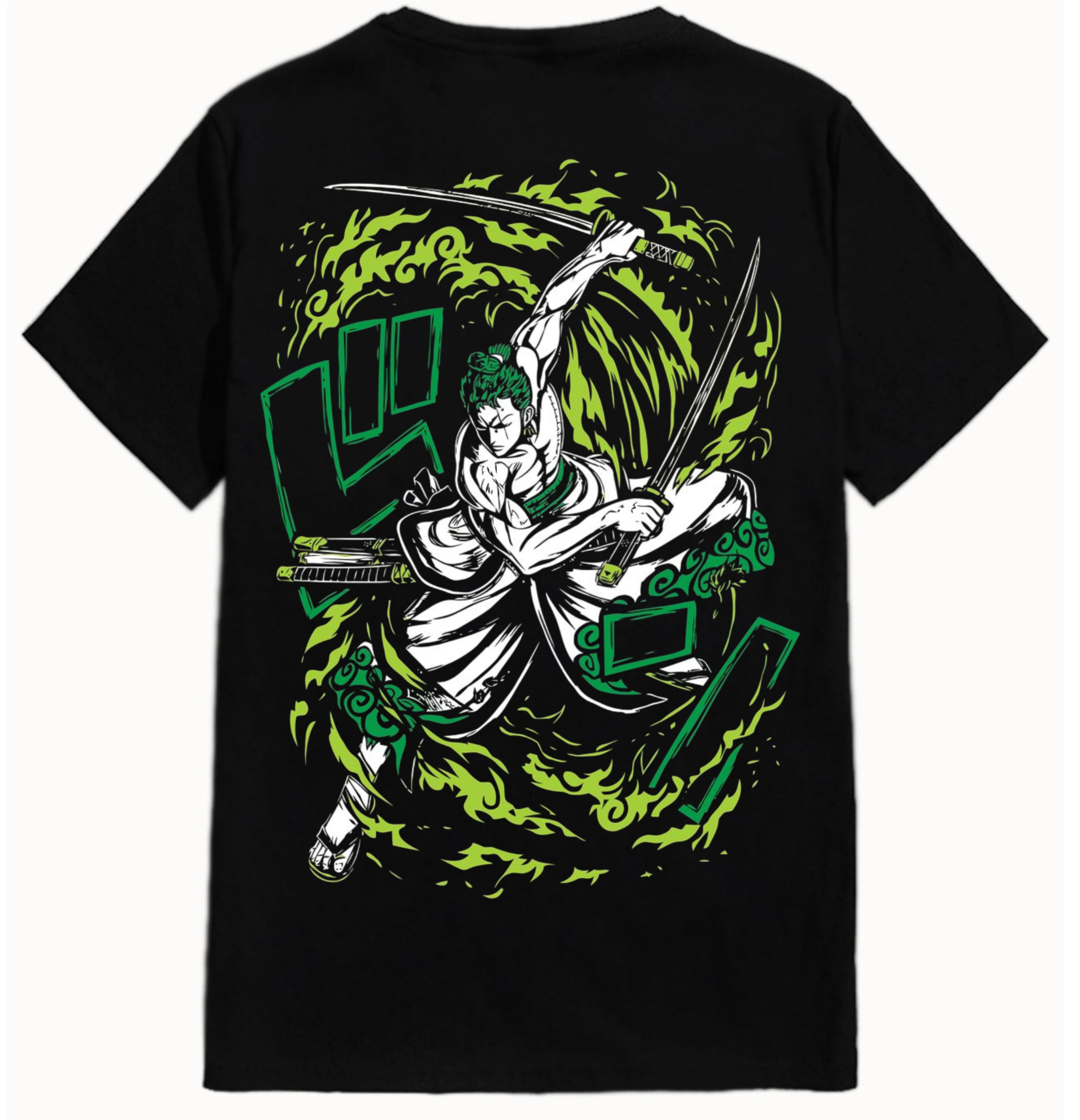 Men’s Oversize Black Back Print T-Shirt – Streetwear Edition