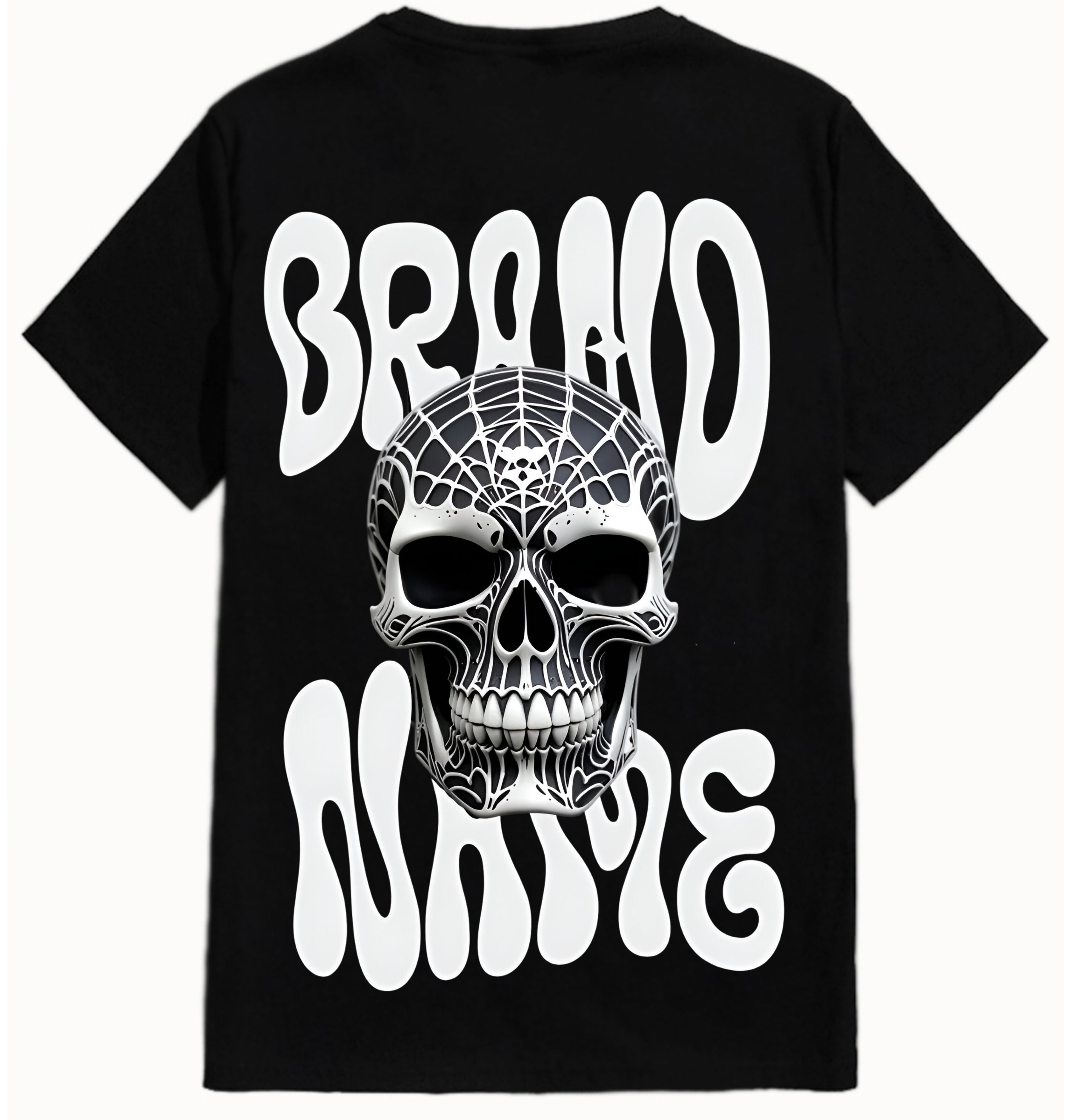 Men’s Oversize Black Back Print T-Shirt – Streetwear Edition