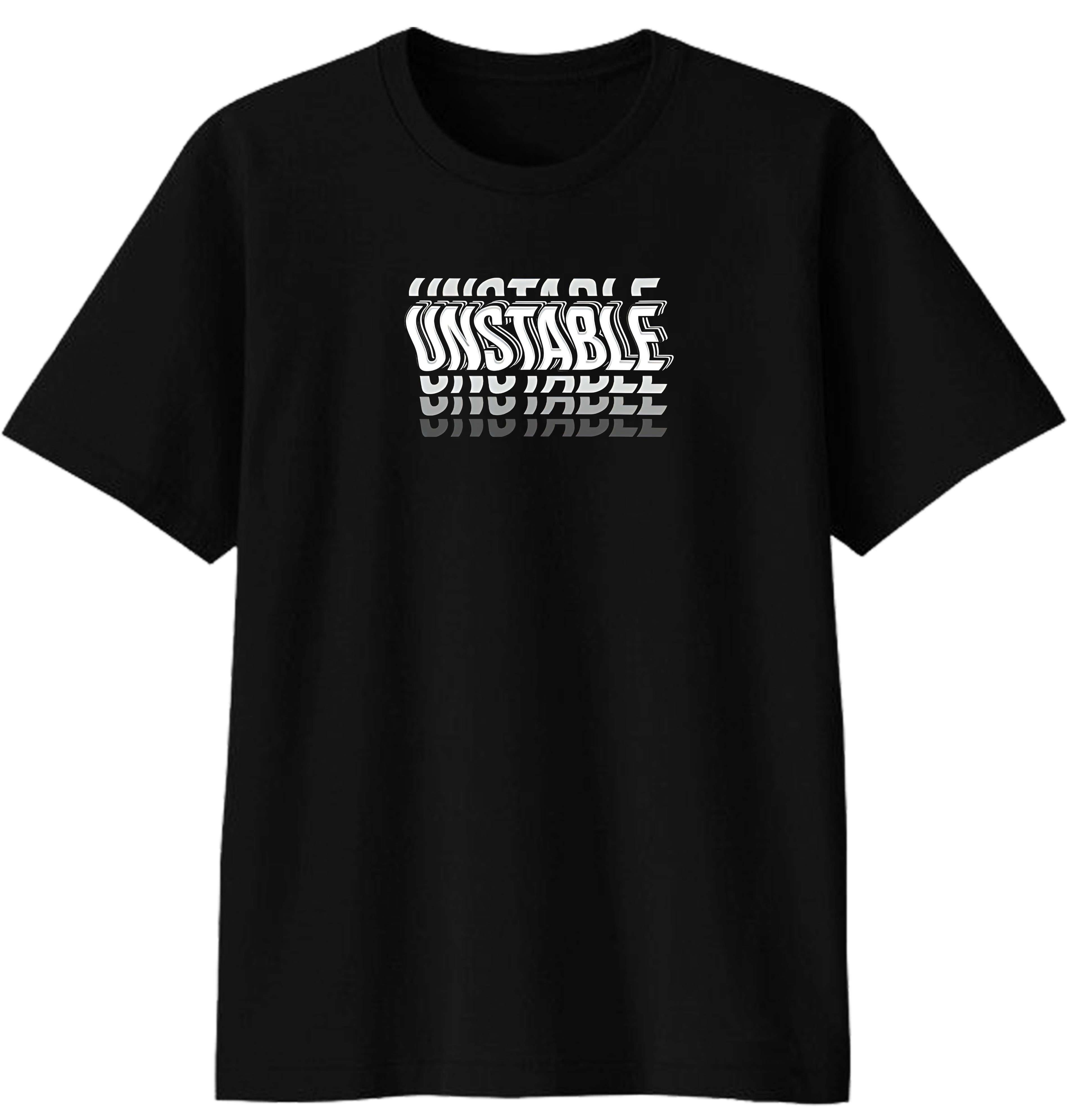 Men’s Oversize Black Back Print T-Shirt – Streetwear Edition