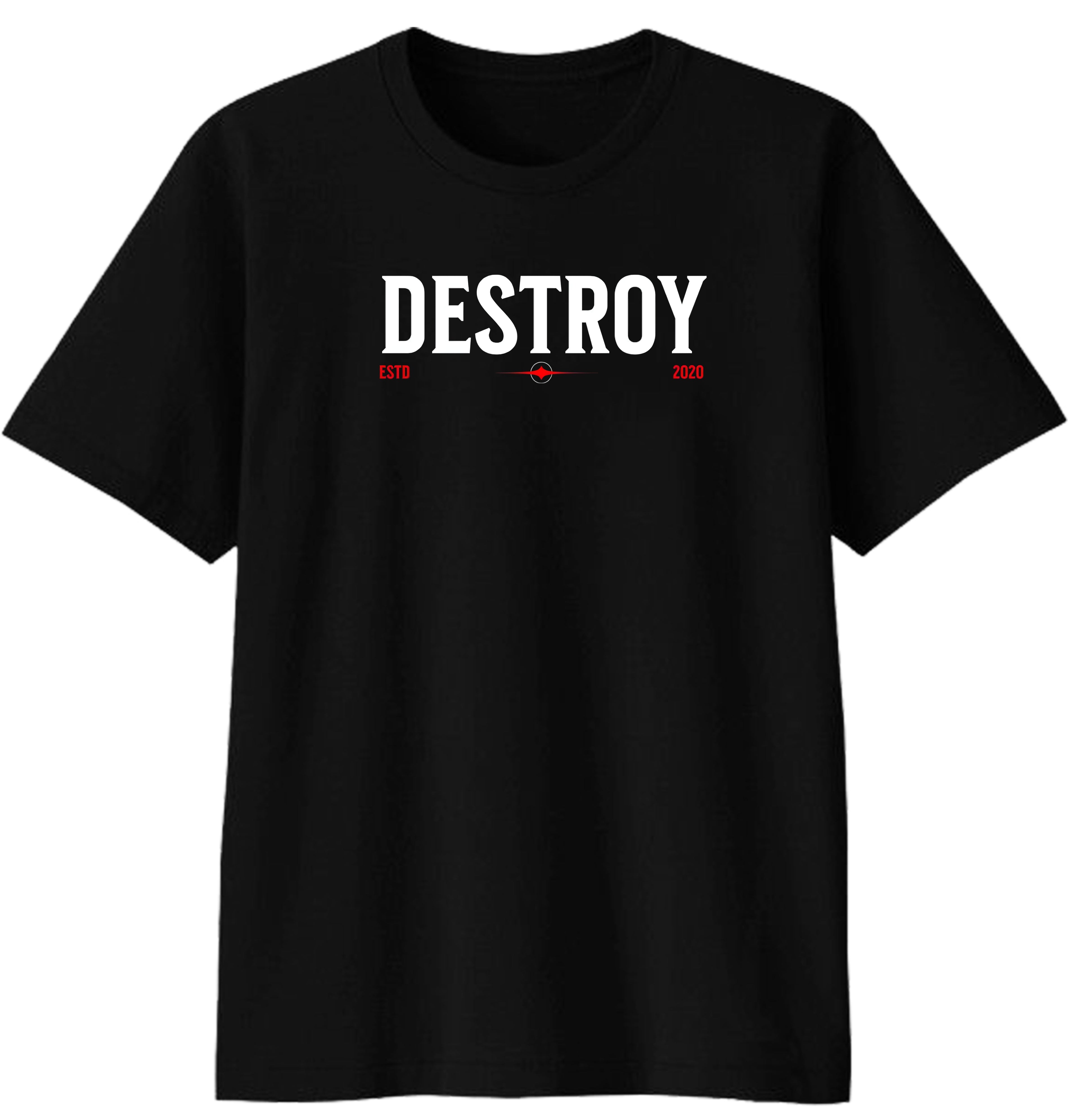 Men’s Oversize Black Back Print T-Shirt – Streetwear Edition