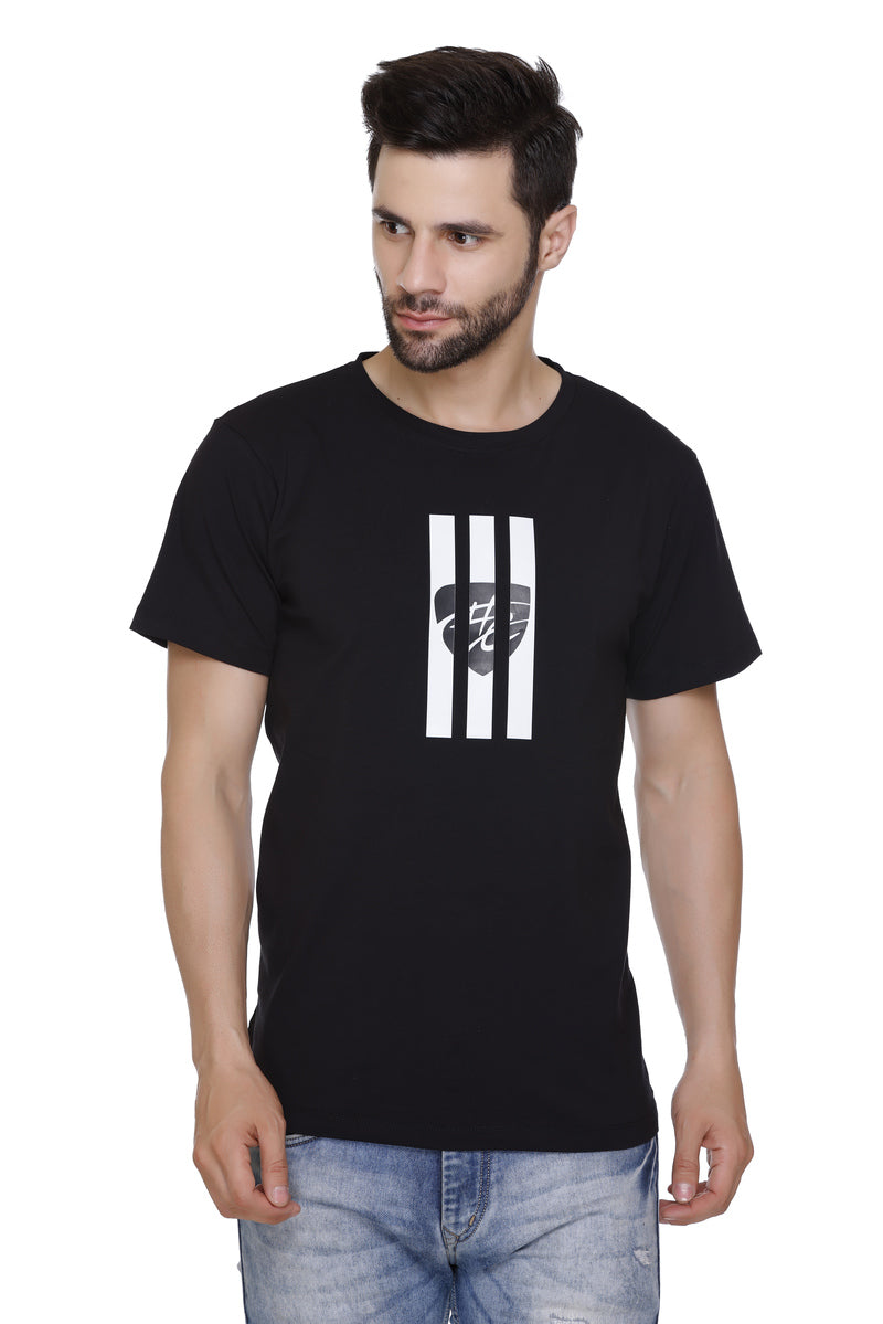 Short Sleeves Men Cotton Lycra Hood Culture Printed round Neck T-shirt