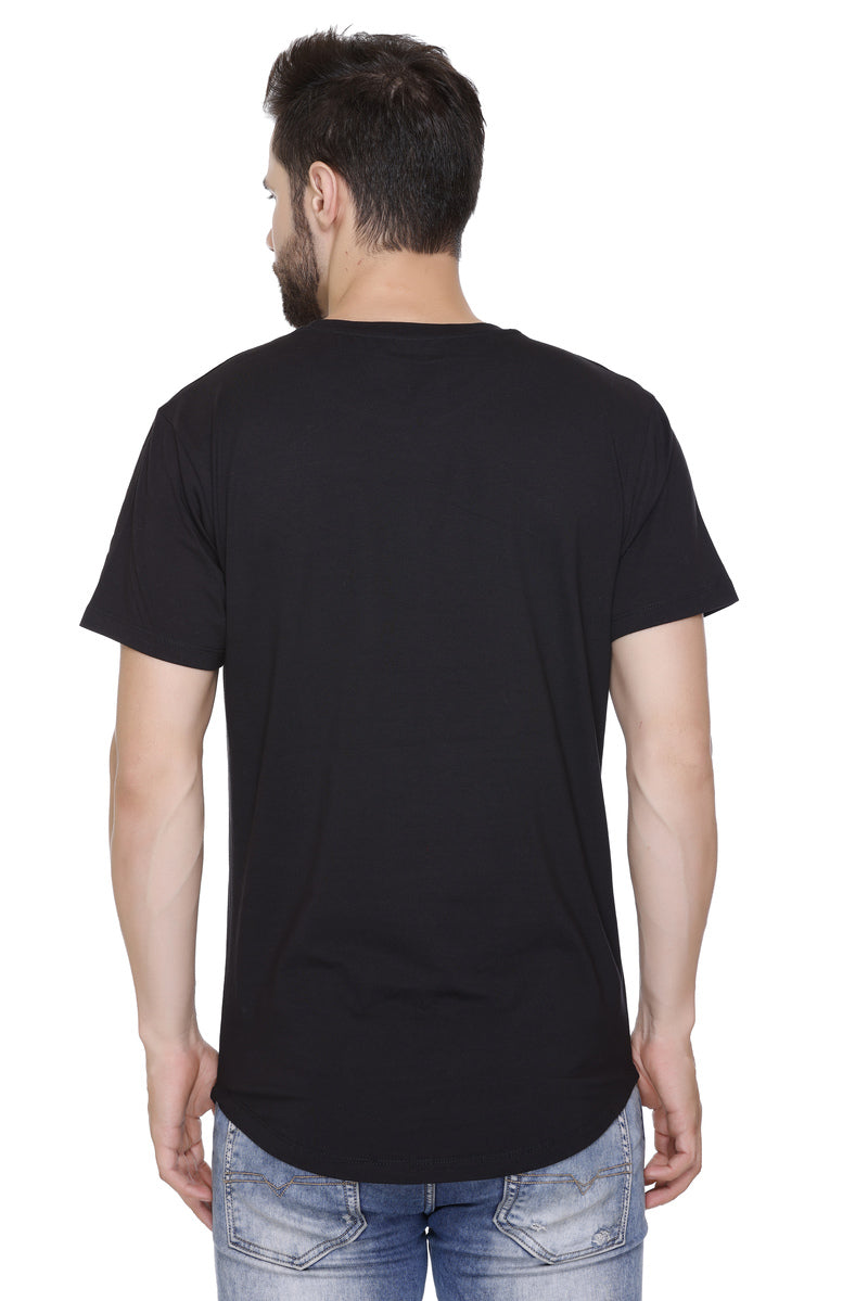 Short Sleeves Men Cotton Lycra Hood culture doted Printed round Neck T-shirt