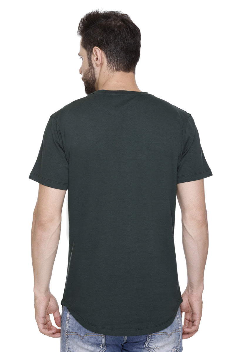 Short Sleeves Men Cotton lycra  Printed round Neck T-shirt