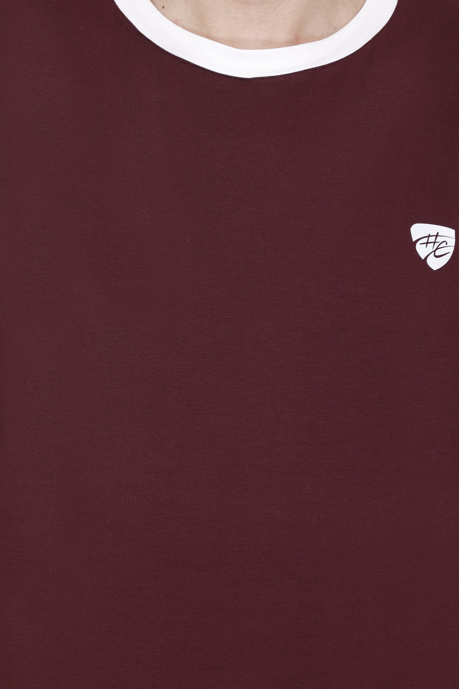 Short Sleeves Men Cotton Lycra Hood Culture round Neck T-shirt