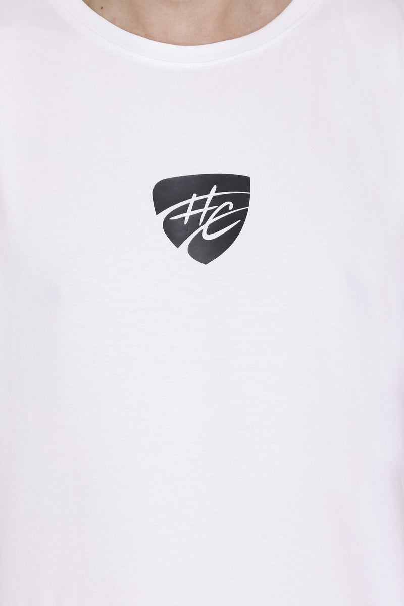 Short Sleeves Men Cotton Lycra Hood Culture Logo Printed round Neck T-shirt