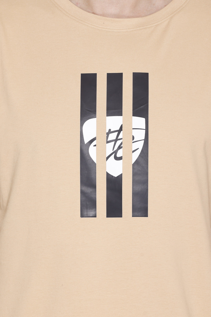 Short Sleeves Men Cotton Lycra Hood Culture Printed round Neck T-shirt