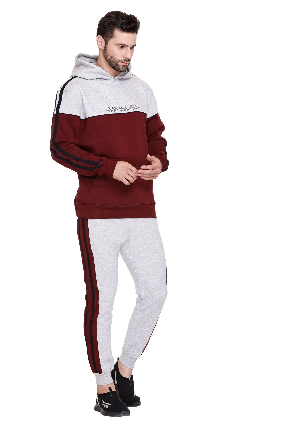 Men Cotton Fleece Winter Tracksuit