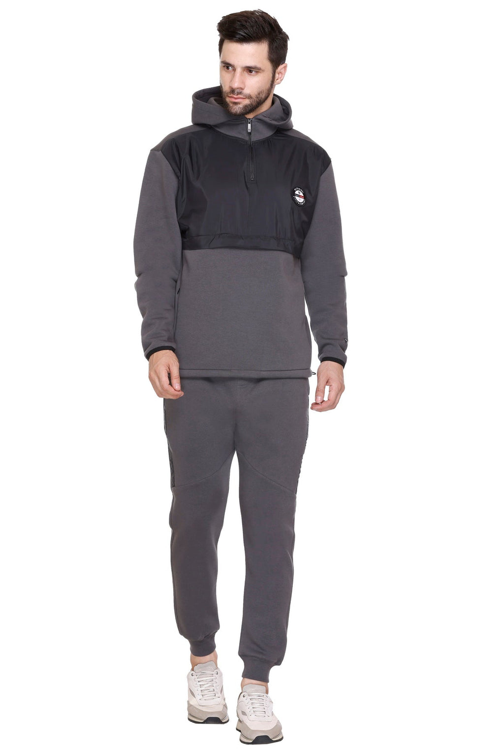 Men Winter Tracksuit Dark Grey