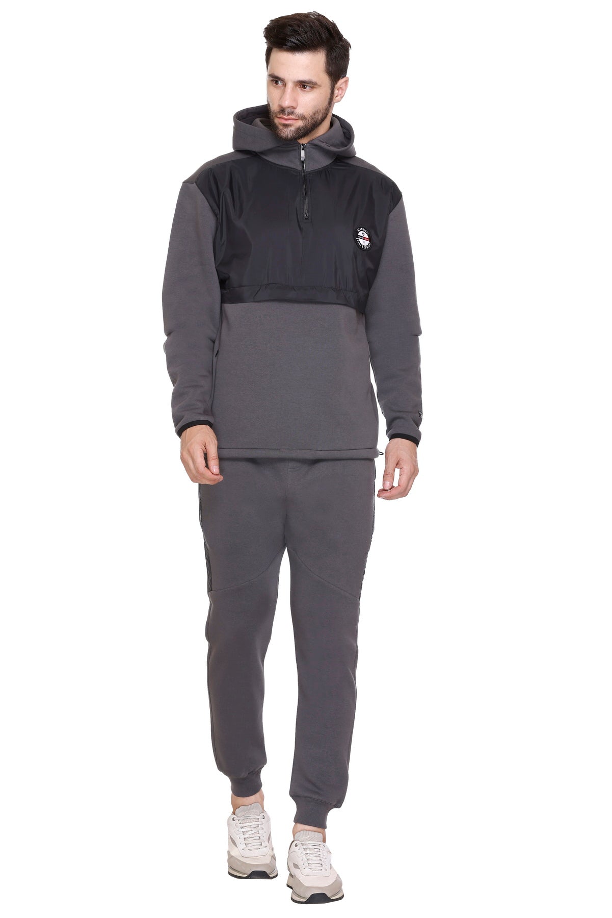 Men Winter Tracksuit Dark Grey
