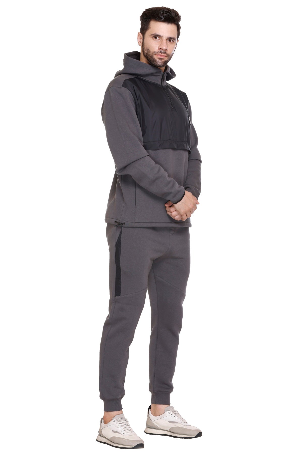 Men Winter Tracksuit Dark Grey