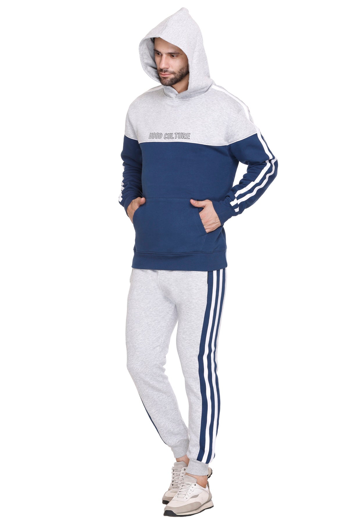 Men Cotton Fleece Winter Tracksuit