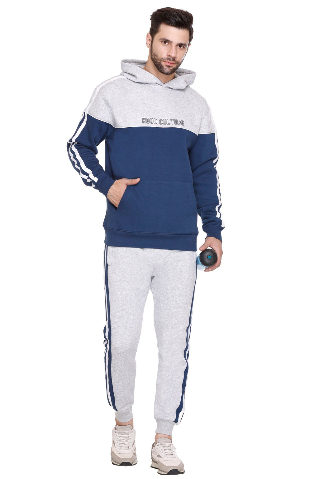 Men Cotton Fleece Winter Tracksuit