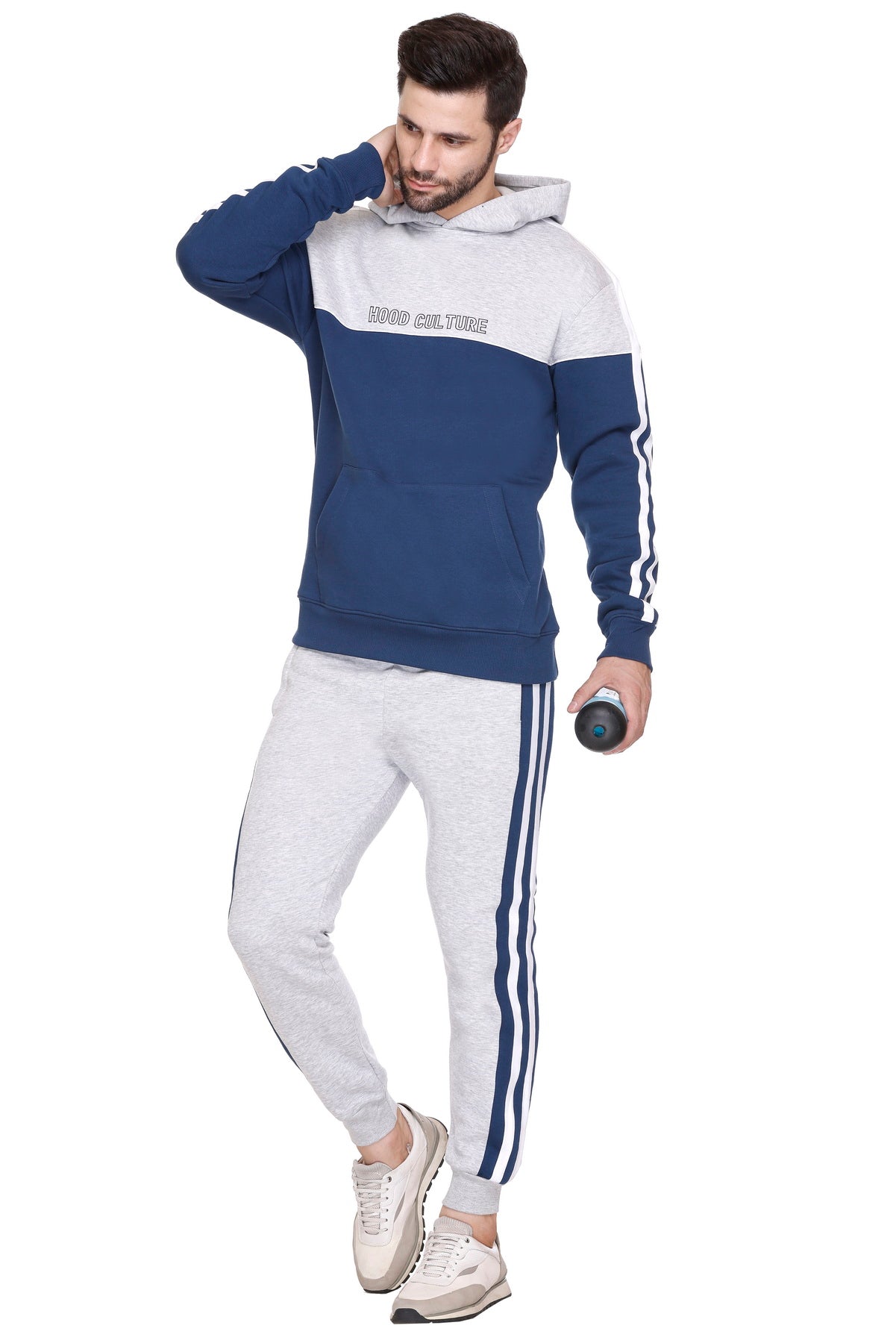 Men Cotton Fleece Winter Tracksuit