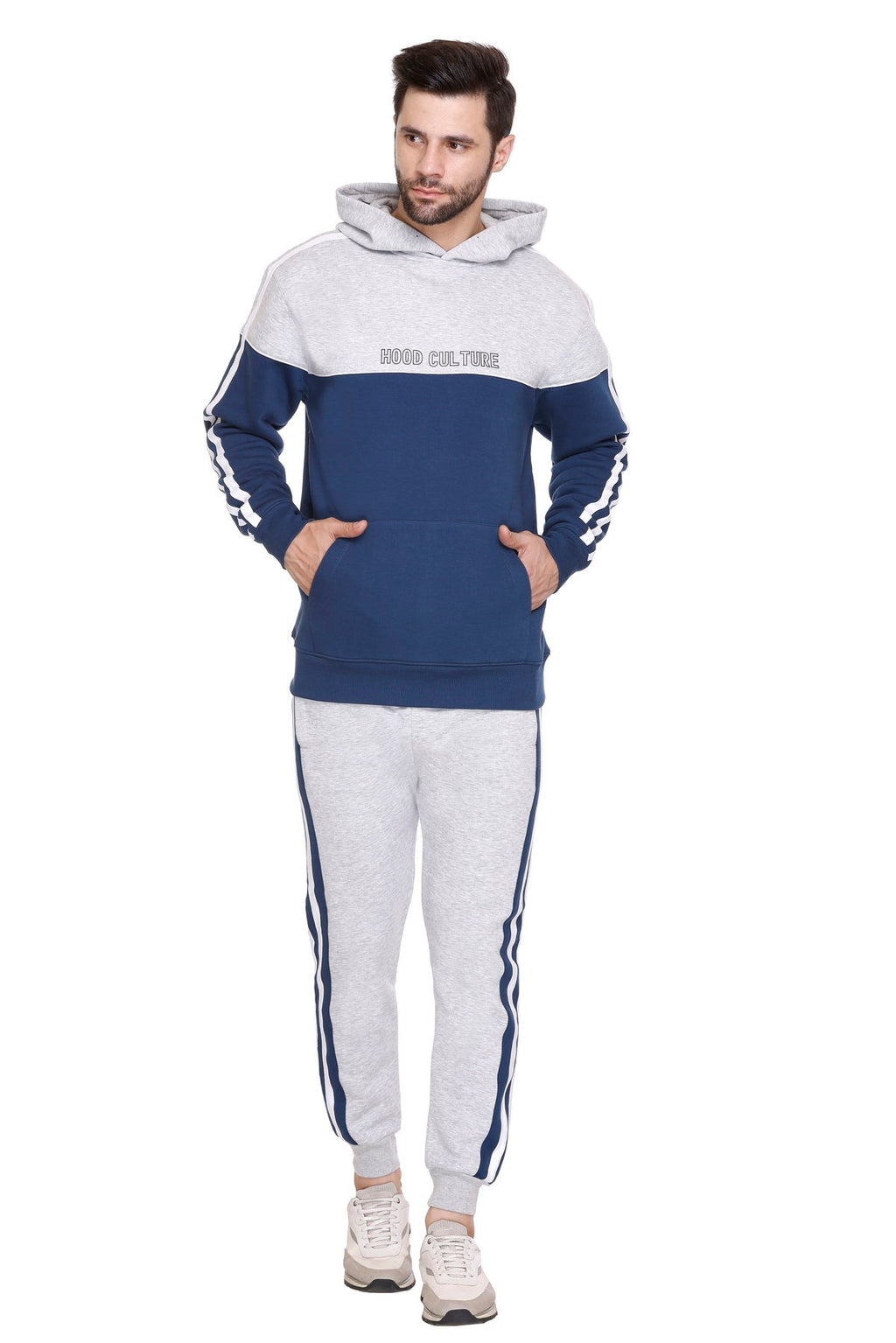 Men Cotton Fleece Winter Tracksuit