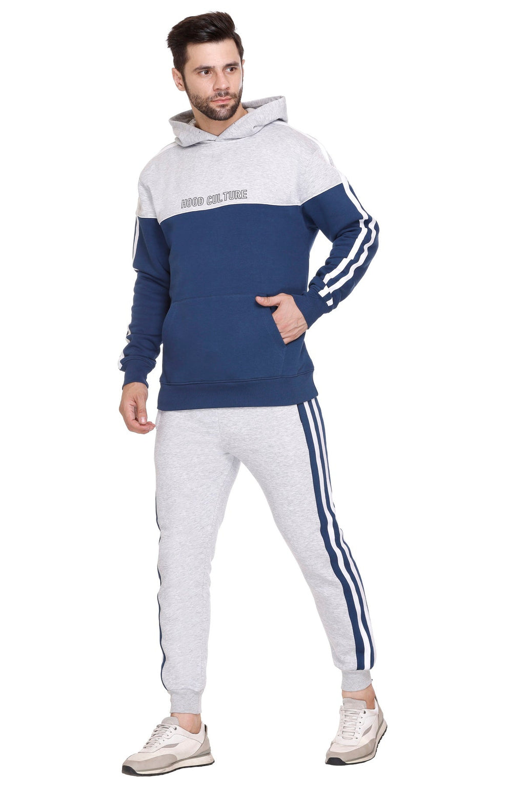 Men Cotton Fleece Winter Tracksuit