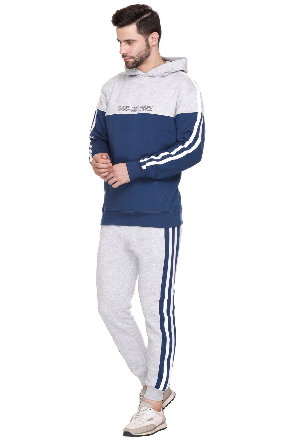 Men Cotton Fleece Winter Tracksuit