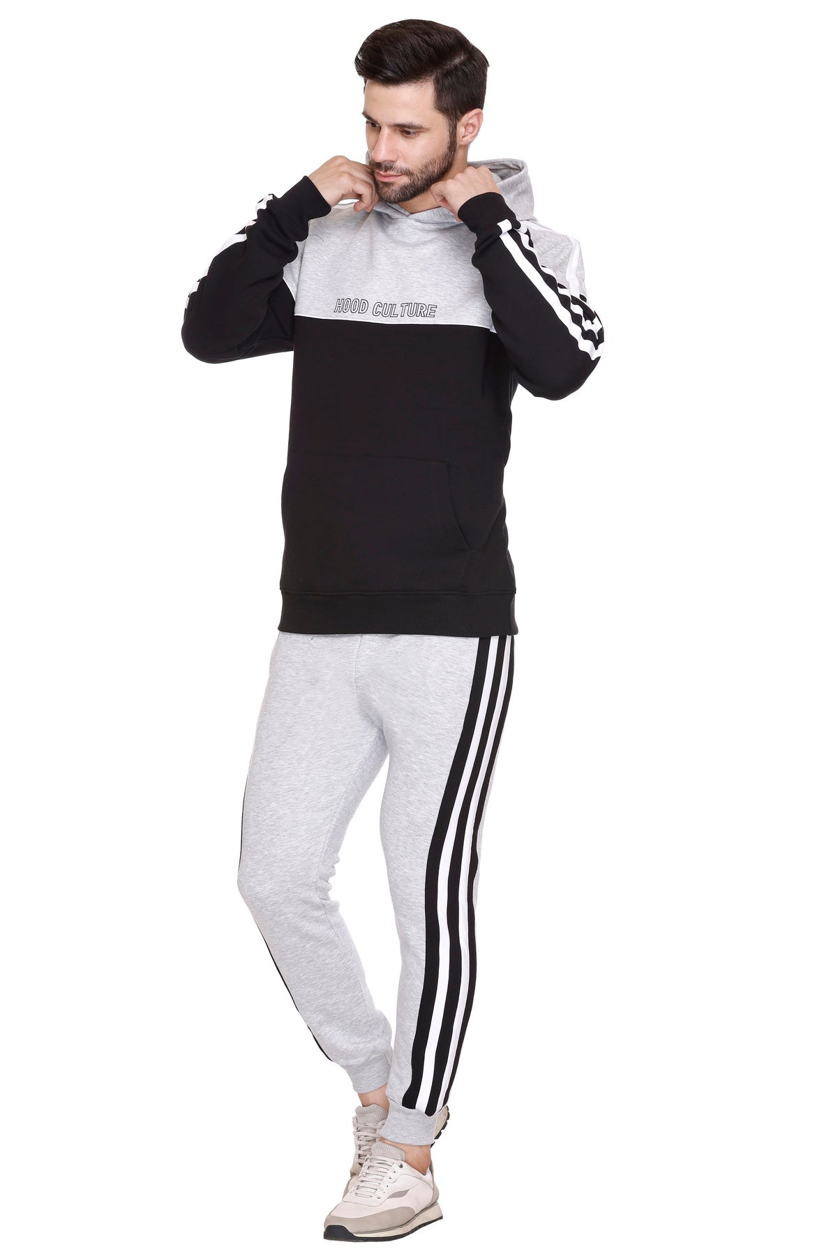 Men Cotton Fleece Winter Tracksuit