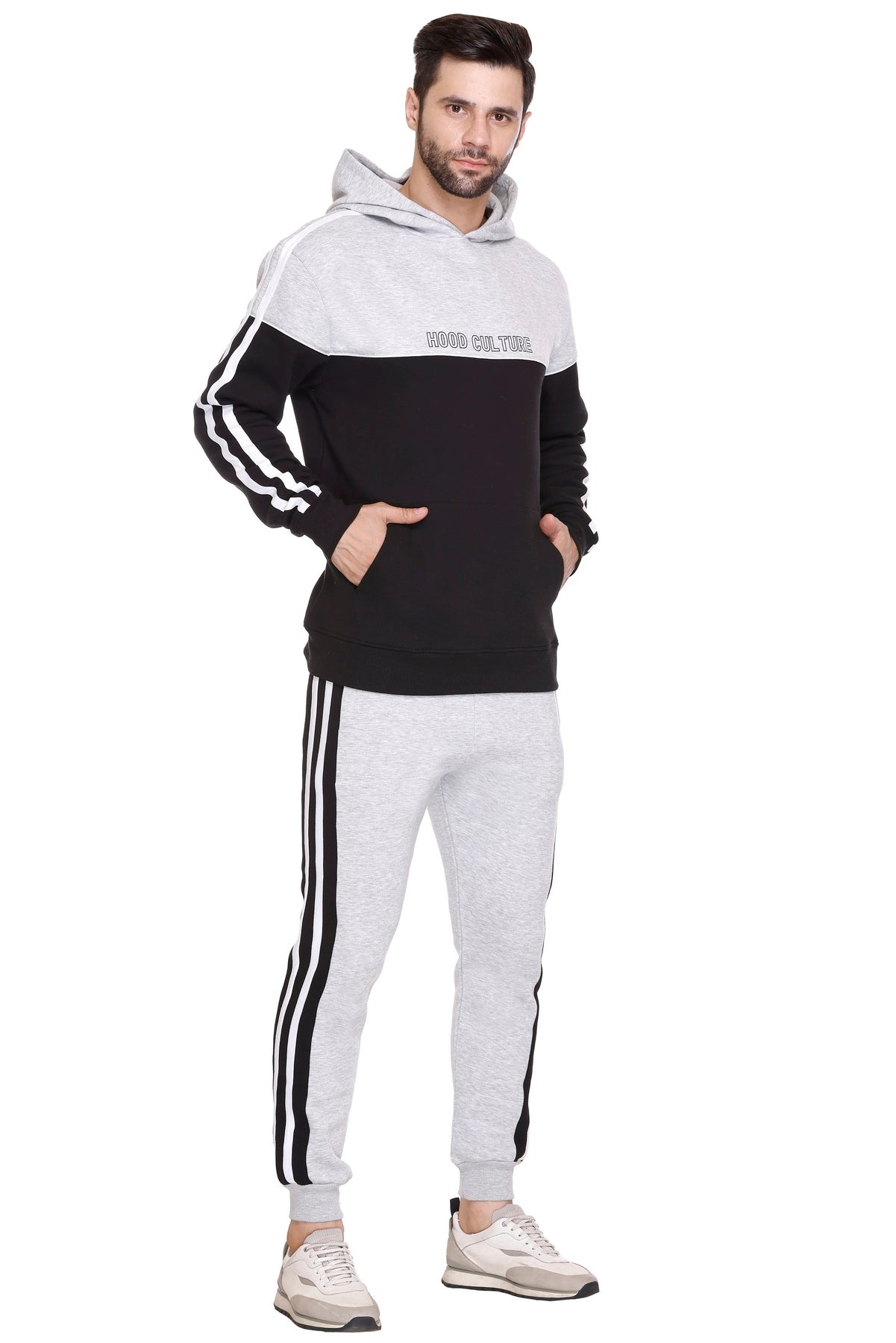 Men Cotton Fleece Winter Tracksuit