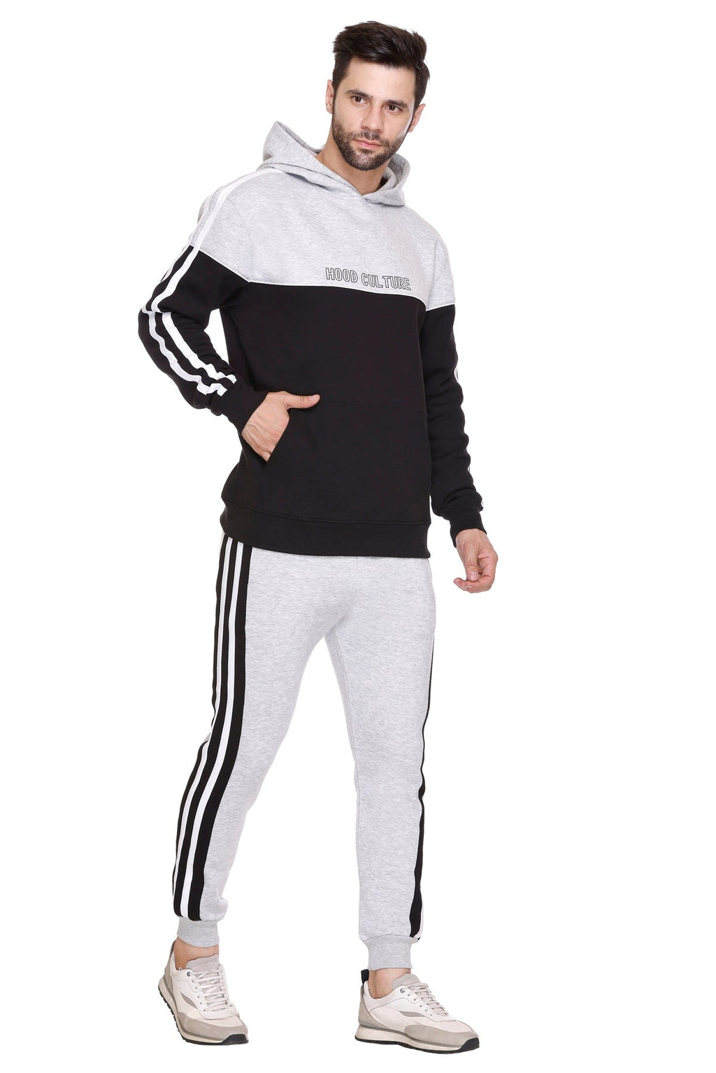 Men Cotton Fleece Winter Tracksuit