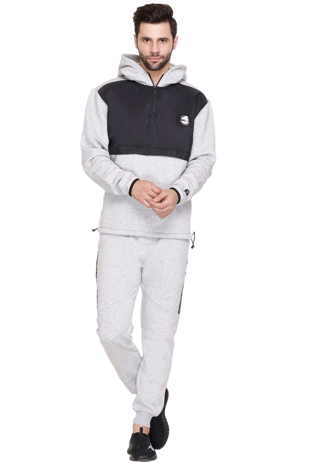 Men Cotton Fleece Winter Tracksuit