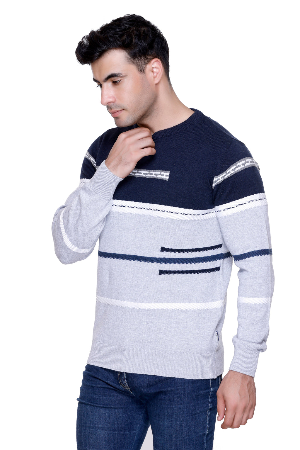 Men's Cotton Wool Green Sweater