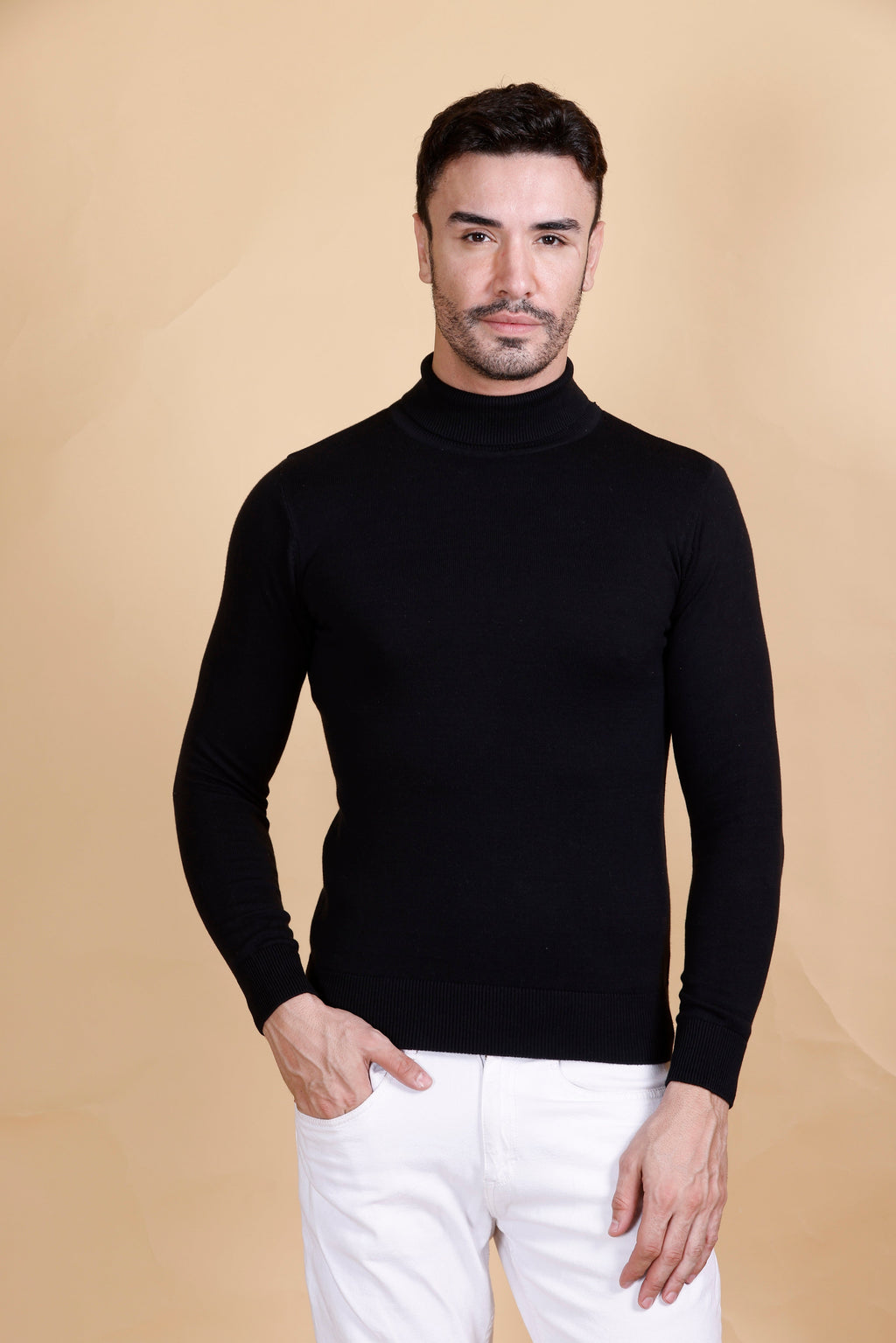 Men’s Cotton Wool High Neck  Premium Sweater