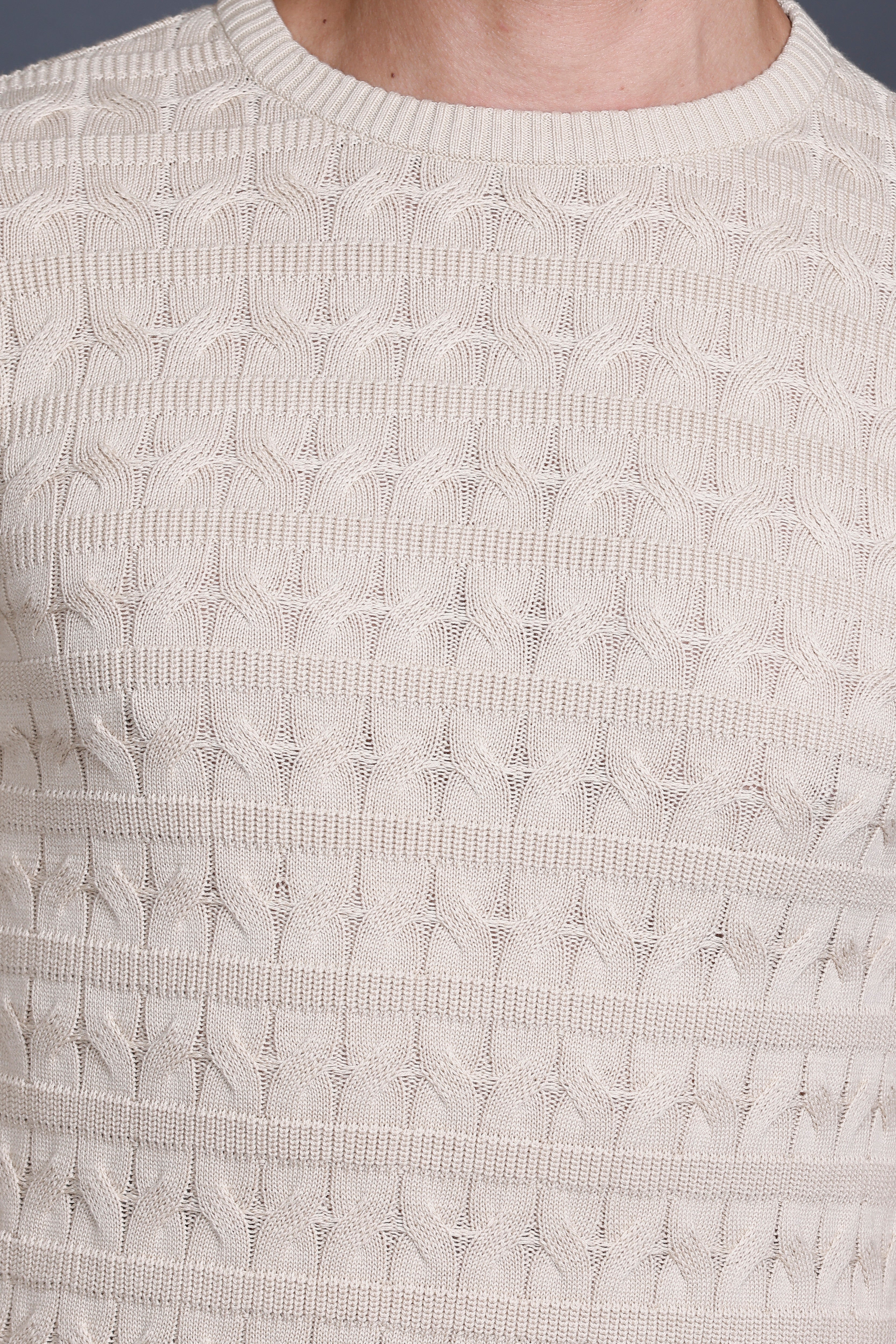 Men's Cotton Wool Round Neck Sweater