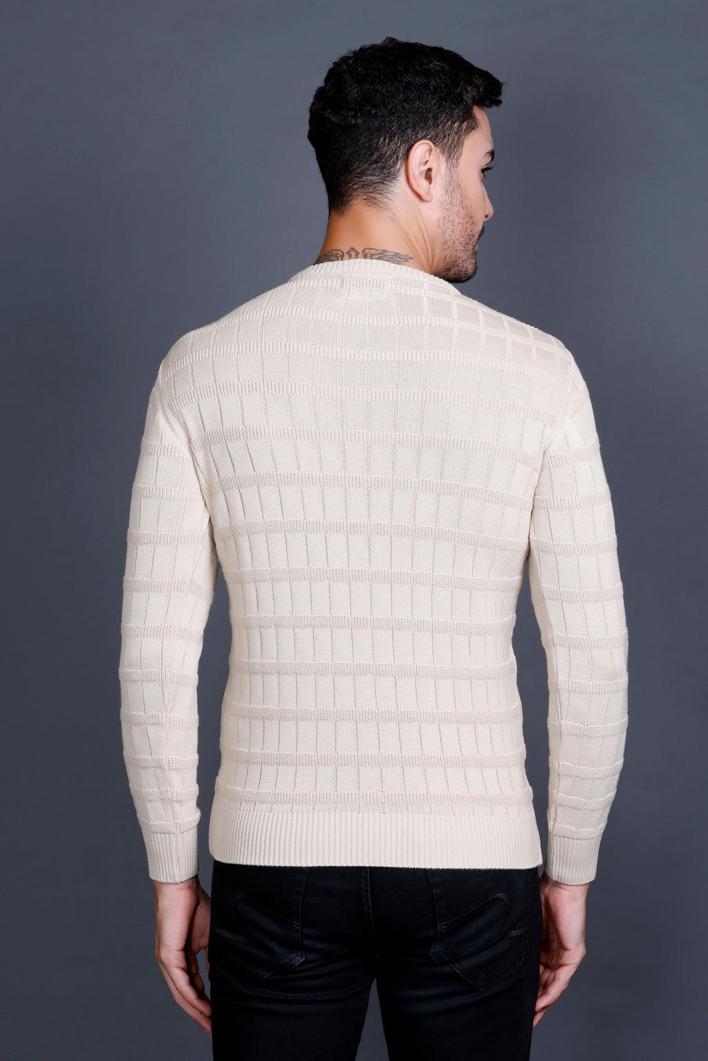 Men's Cotton Wool Round Neck Sweater