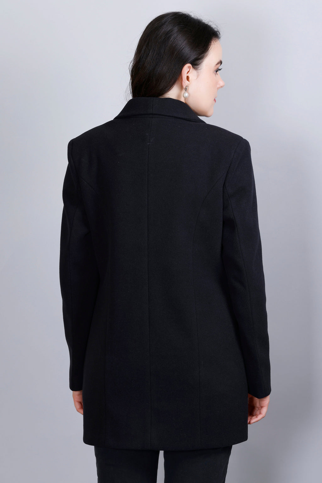 Women's Winter Tweed Stylish Coat