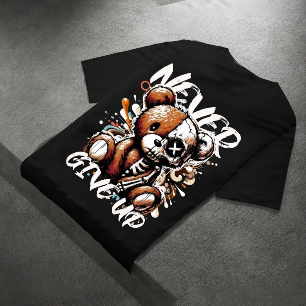 Men's Cotton Back Oversize Printed T-shirt