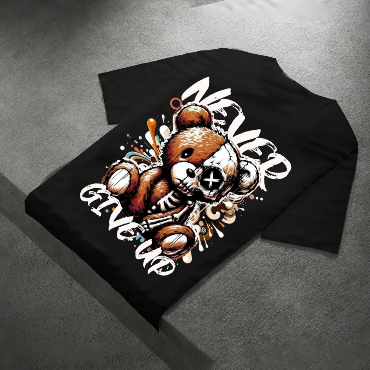 Men's Cotton Back Oversize Printed T-shirt